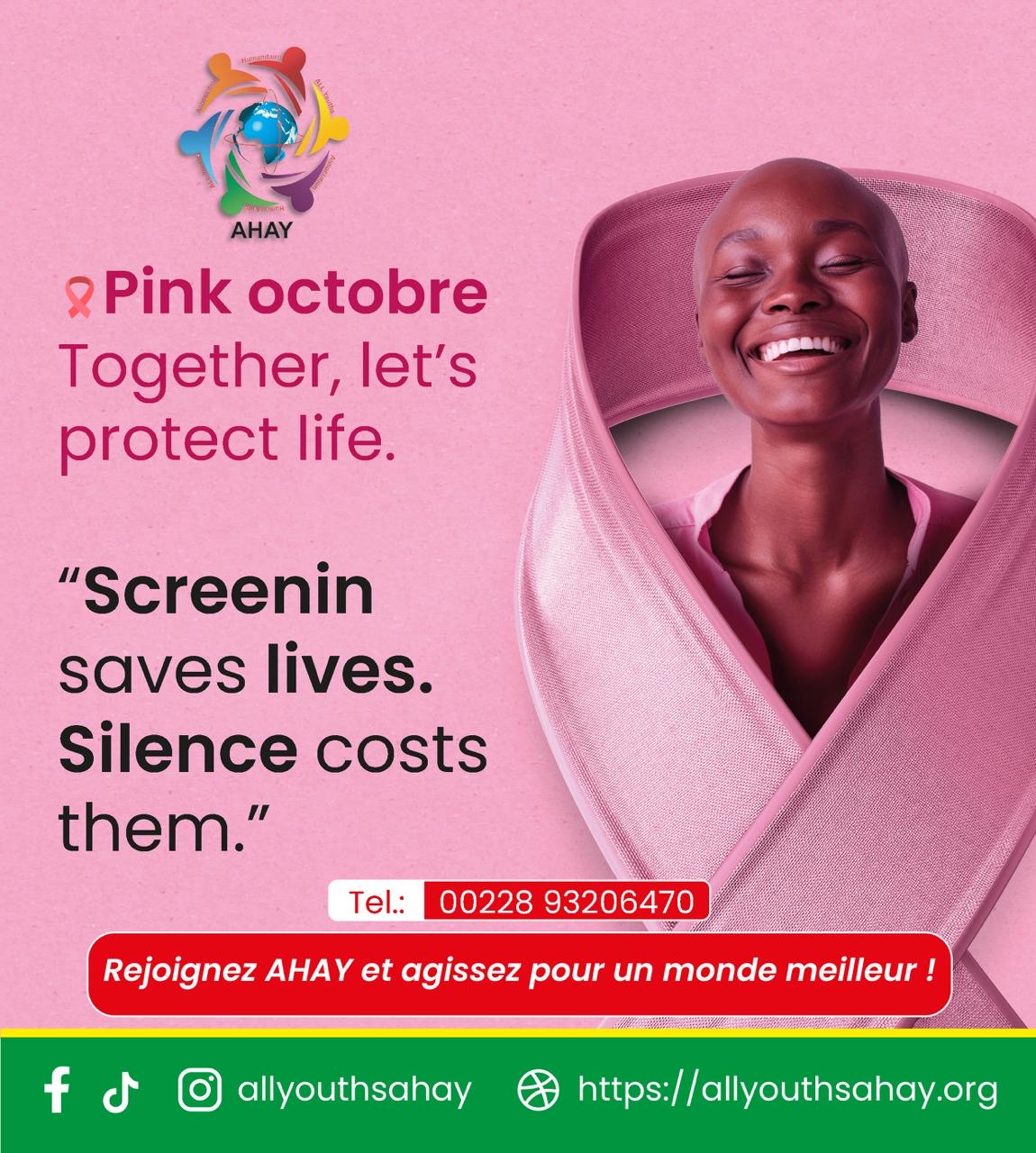 🎗️  Octobre Rose : Ensemble, protégeons la vie